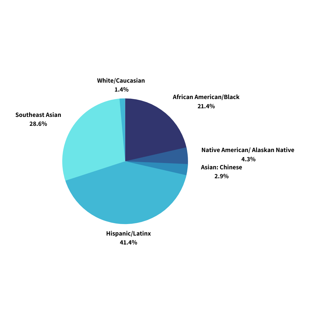 Percentages of Races/Ethnicities in Nav2Cal