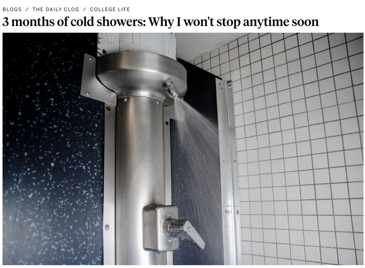 Luis Ramirez' article title three months of cold showers